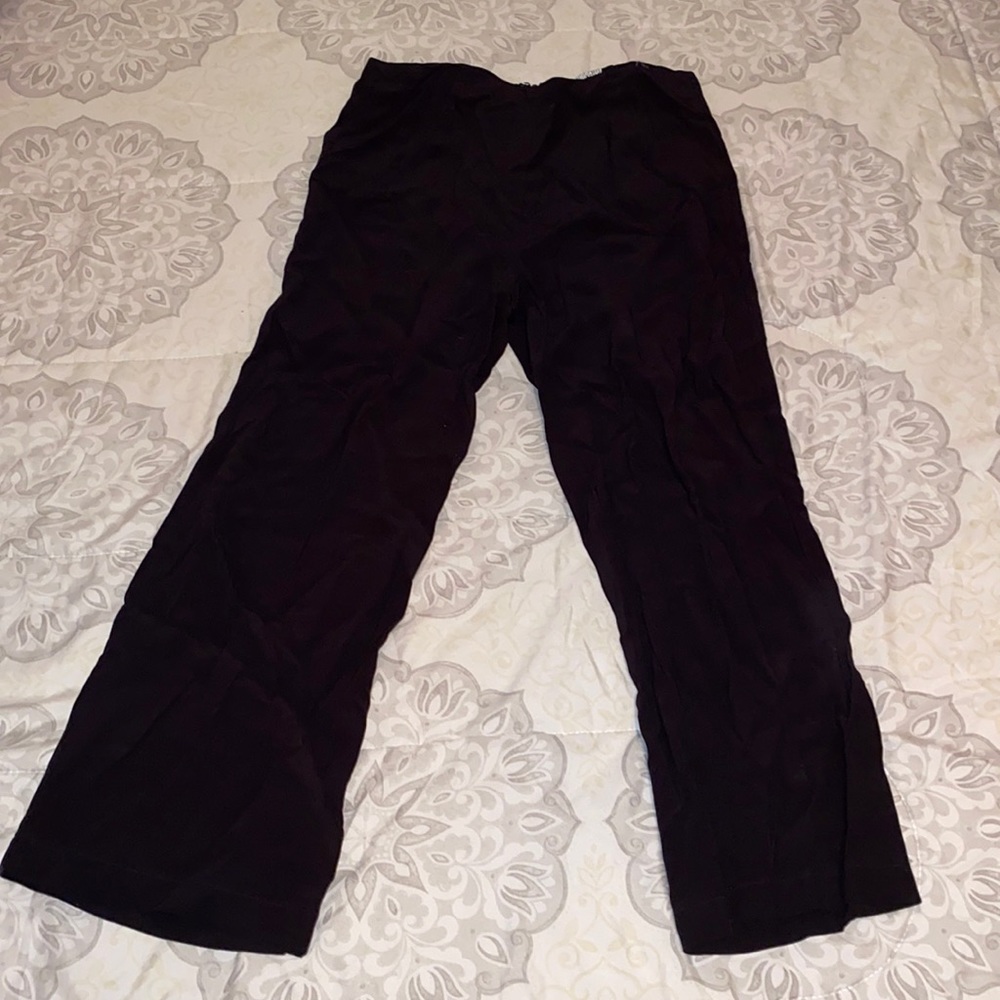 Black reformation pants